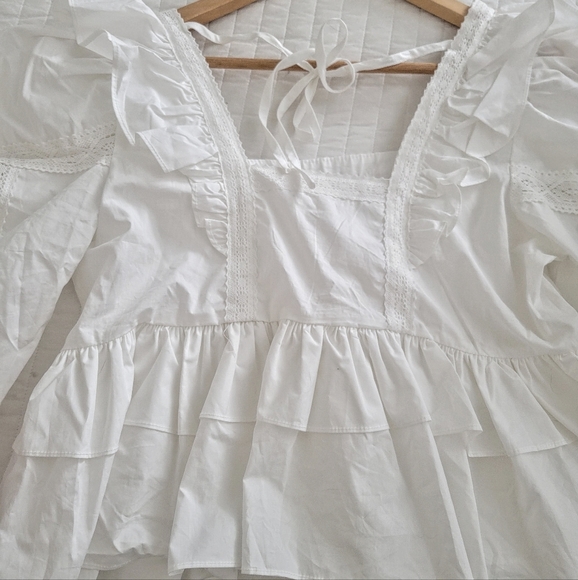 By The River White Blouse - Picture 5 of 5